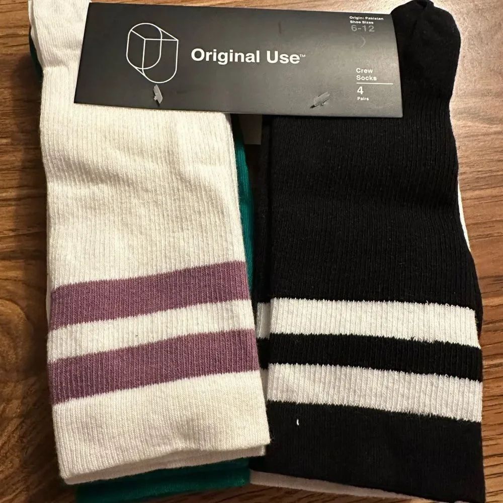 Original Use men's 4pk crew socks